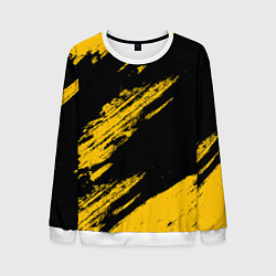 Мужской свитшот BLACK AND YELLOW GRUNGE ГРАНЖ