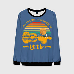 Свитшот мужской Let it be The Beatles 3D, цвет: 3D-черный