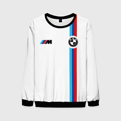 Мужской свитшот БМВ 3 STRIPE BMW WHITE