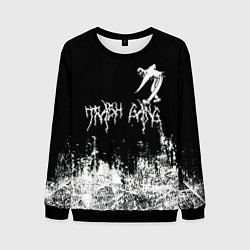 Свитшот мужской Ghostemane Mercury Trash Gang Гостмейн Призрак гра, цвет: 3D-черный