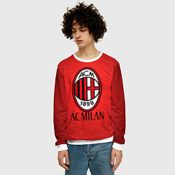 Свитшот мужской Ac milan милан, цвет: 3D-белый — фото 2