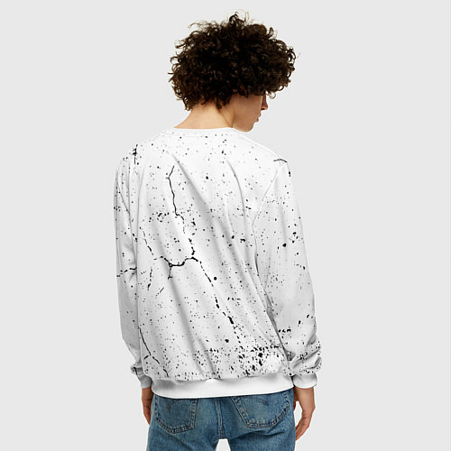 Мужской свитшот BANKSY БЭНКСИ крыса / 3D-Белый – фото 4