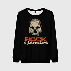 Свитшот мужской ROCK ALTERNATIVE, цвет: 3D-черный