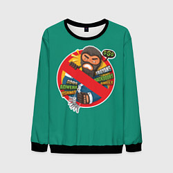 Свитшот мужской Взломщик, цвет: 3D-черный