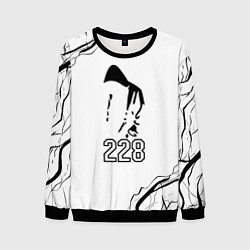 Свитшот мужской 228 rap, цвет: 3D-черный