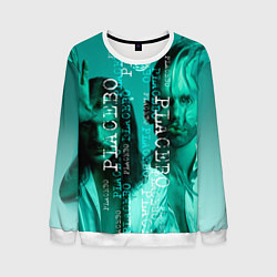 Свитшот мужской Placebo - turquoise, цвет: 3D-белый