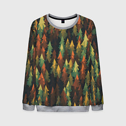 Свитшот мужской Spruce forest, цвет: 3D-меланж