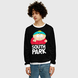 Свитшот мужской Южный парк - Эрик, цвет: 3D-белый — фото 2