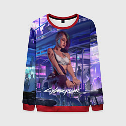 Свитшот мужской Jydy Джуди Cyberpunk2077, цвет: 3D-красный