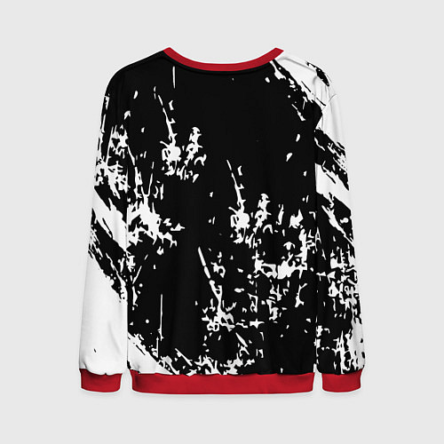 Мужской свитшот Deftones - глаз / 3D-Красный – фото 2