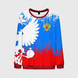 Свитшот мужской Я русский герб, цвет: 3D-красный
