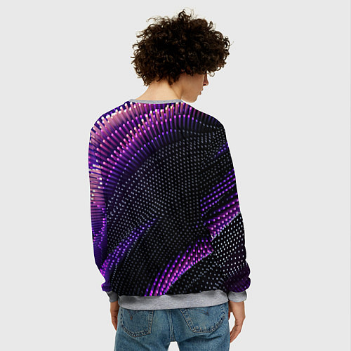 Мужской свитшот Vanguard pattern Fashion 2023 / 3D-Меланж – фото 4