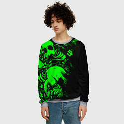 Свитшот мужской Сабатон sabaton черепа, цвет: 3D-меланж — фото 2