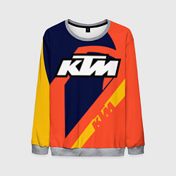 Свитшот мужской KTM VINTAGE SPORTWEAR, цвет: 3D-меланж