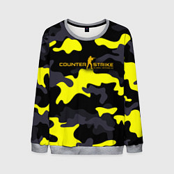 Свитшот мужской Counter-Strike Global Offensive Камуфляж Чёрно-Жёл, цвет: 3D-меланж