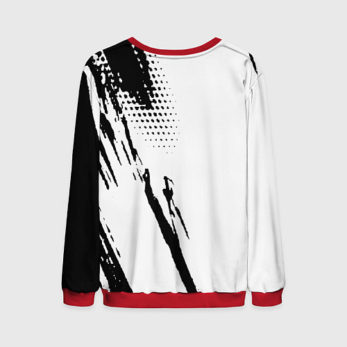 Мужской свитшот The prodigy - логотип / 3D-Красный – фото 2