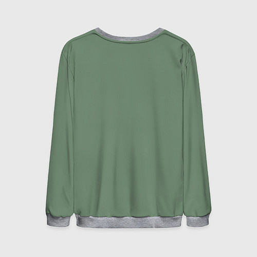 Мужской свитшот Книга немой учитель / 3D-Меланж – фото 2