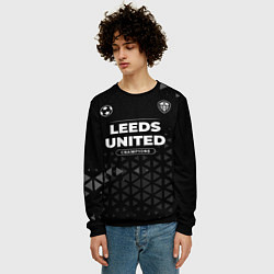 Свитшот мужской Leeds United Форма Champions, цвет: 3D-черный — фото 2