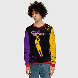 Свитшот мужской Kobe Bryant Баскетболист 24, цвет: 3D-красный — фото 2