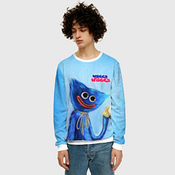 Свитшот мужской Скромный Хаги Ваги, цвет: 3D-белый — фото 2