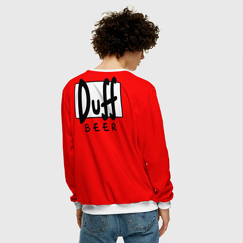 Мужской свитшот Homer dream / 3D-Белый – фото 4