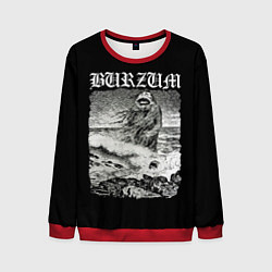 Свитшот мужской Burzum - The Sea Monster, цвет: 3D-красный