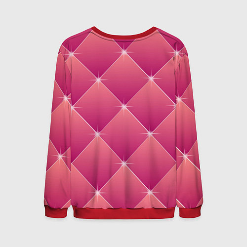 Мужской свитшот Веселый Танцующий Счастливый / 3D-Красный – фото 2