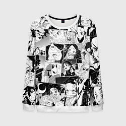 Мужской свитшот Клинок рассекающий демонов паттерн