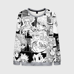 Свитшот мужской Hunter x Hunter pattern, цвет: 3D-меланж