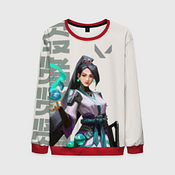 Свитшот мужской SAGE VALORANT, цвет: 3D-красный