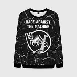 Свитшот мужской Rage Against The Machine КОТ Трещины, цвет: 3D-черный