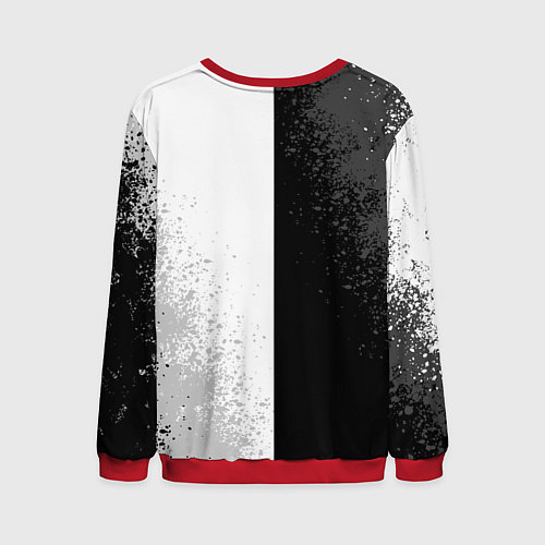 Мужской свитшот FAIRY TAIL BLACK AND WHITE LOGO / 3D-Красный – фото 2
