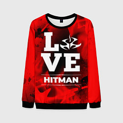 Свитшот мужской Hitman Love Классика, цвет: 3D-черный