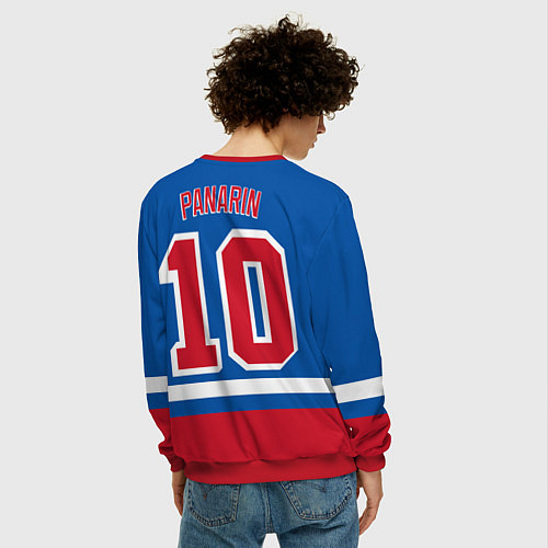 Мужской свитшот New York Rangers Панарин / 3D-Красный – фото 4