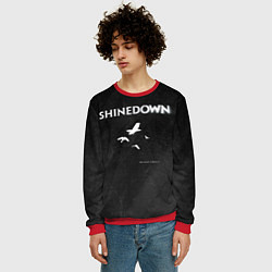 Свитшот мужской The Sound of Madness Shinedown, цвет: 3D-красный — фото 2