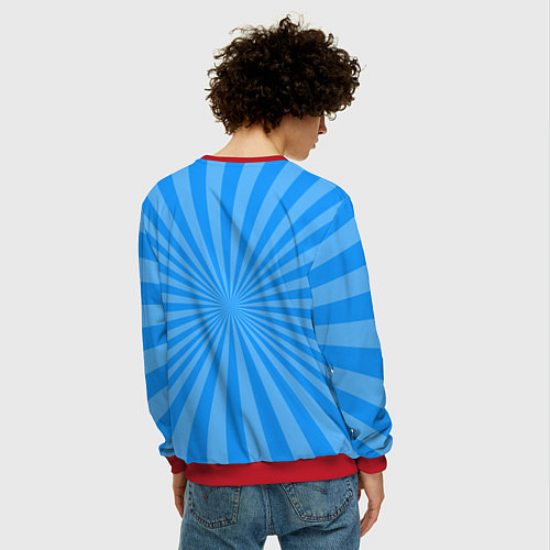 Мужской свитшот My singing monsters Мамунт / 3D-Красный – фото 4