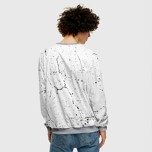Мужской свитшот Linkin Park брызги краски / 3D-Меланж – фото 4