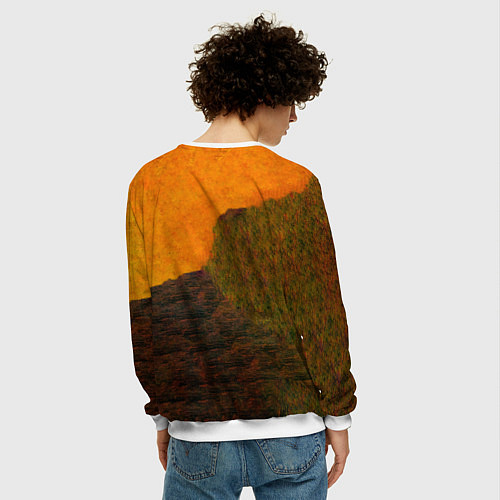 Мужской свитшот Seasons In The Abyss - Slayer / 3D-Белый – фото 4