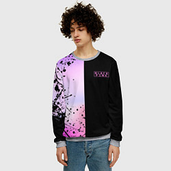 Свитшот мужской BLACKPINK HALF COLORS, цвет: 3D-меланж — фото 2