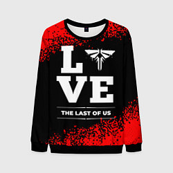 Свитшот мужской The Last Of Us Love Классика, цвет: 3D-черный