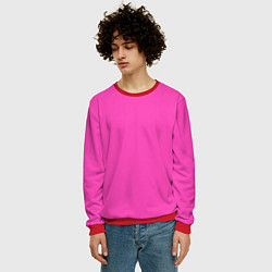 Свитшот мужской Яркий розовый из фильма Барби, цвет: 3D-красный — фото 2