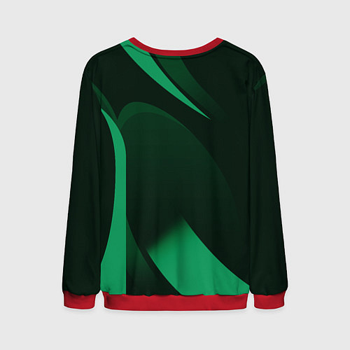 Мужской свитшот Футбольный клуб АХМАТ ЧЕЧНЯ / 3D-Красный – фото 2