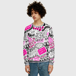 Свитшот мужской THOSE THINGS THAT MAKE YOU FEEL, цвет: 3D-меланж — фото 2