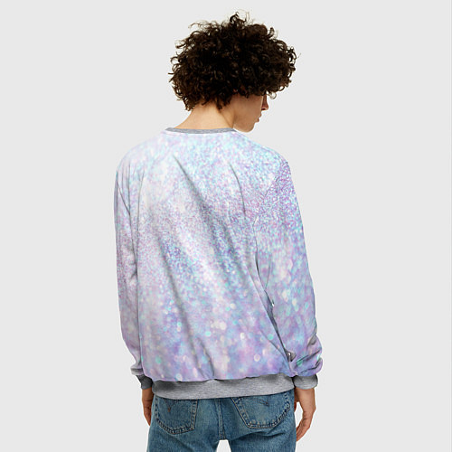 Мужской свитшот В Любви как на войне - Госпожа Кагуя - Синомия / 3D-Меланж – фото 4