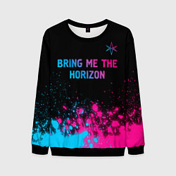 Мужской свитшот Bring Me the Horizon Neon Gradient