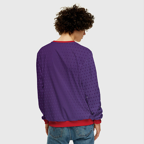 Мужской свитшот My singing monsters Вужас / 3D-Красный – фото 4