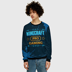 Свитшот мужской Игра Minecraft: PRO Gaming, цвет: 3D-черный — фото 2