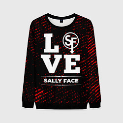 Свитшот мужской Sally Face Love Классика, цвет: 3D-черный