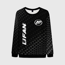 Свитшот мужской Lifan Карбоновый фон, цвет: 3D-черный