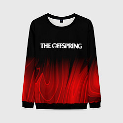 Свитшот мужской The Offspring Red Plasma, цвет: 3D-черный